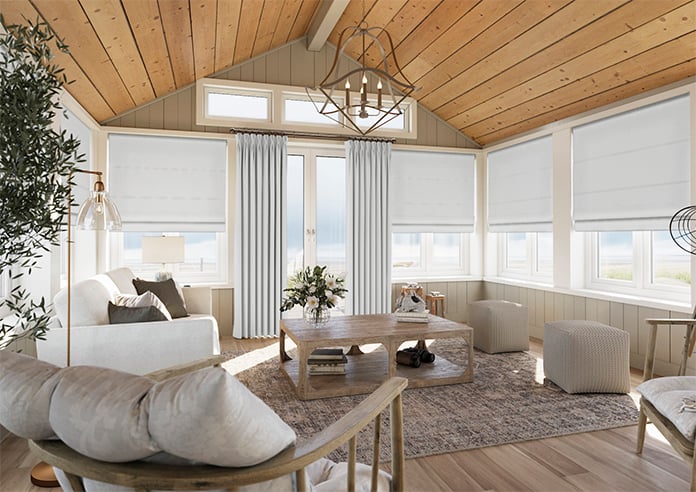 Norleigh, Dove - Twist&Fit Roman Blind - Image 7